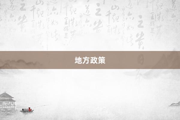 地方政策